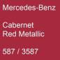 Preview: Mercedes-Benz, Cabernet Red Metallic, 587 / 3587.